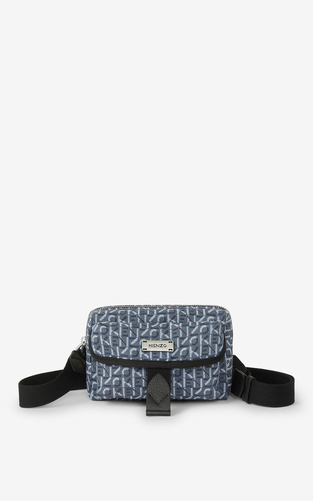 Kenzo Courier jacquard mini Axelremsväska Dam | 30452-COEM